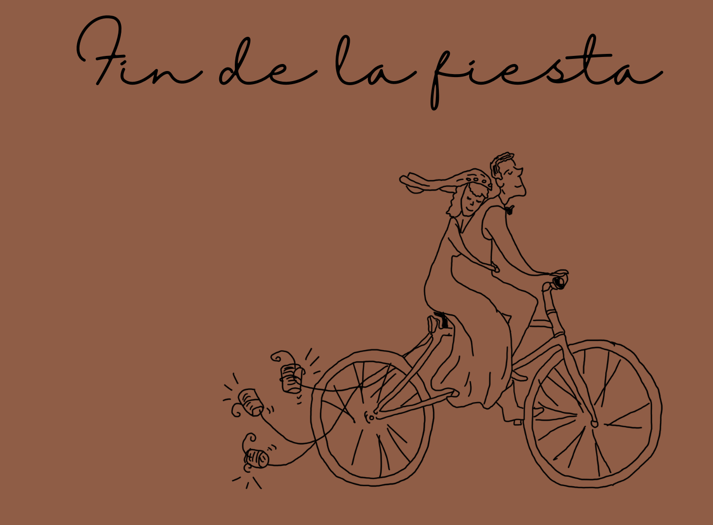 Ilustración del fin de fiesta